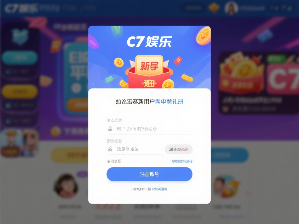 注册账号是第一步
如果你是新用户，首先需要在c7